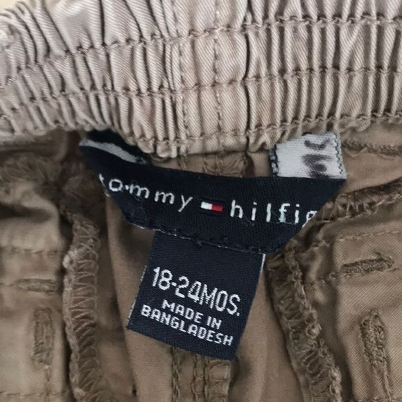 Tommy Hilfiger Khaki Cotton Cargo Pants - Picture 8 of 8